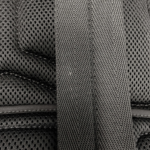 Prada Tesut Montana Backpack Nylon Rucksack Black Shoulder Bag - Picture 9 of 10